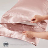 Luxury Satin 6-Piece Sheet Set, Blush Pink