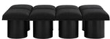 Pavilion - 8 Piece Modular Bench With Black Base