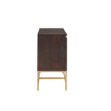 Modern Accent Cabinet Contemporary Chest, Gold Base *