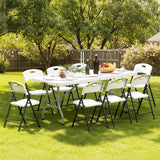 Wholesale Foldable Outdoor Dining Set with Fully assembled Dining