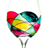 Artisanal Hand Painted Renaissance Romantic Stain - Set of 2 (Stemmed)