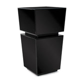 Black Mirrored Pedestal Short
