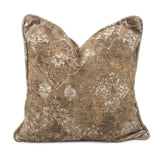 24 x 24 Pillow Baroque Moss - Down Insert