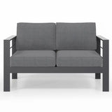 Outdoor Loveseat Aluminum Patio Furniture Sofa