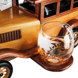 Old Fashioned Car Whiskey Decanter Set, 750ml Decanter Spigot