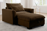PERTH 51" Single Sofa with 1 Ottoman