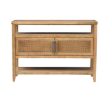 2 Door Storage Console Table, Honey*