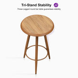 PURPLE LEAF Outdoor Bar Table Patio Dining Table Coffee Kitchen Breakfast Bistro Pub Bar Table for Patio Poolside