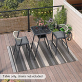 PURPLE LEAF Outdoor Bar Table Patio Dining Table Coffee Kitchen Breakfast Bistro Pub Bar Table for Patio Poolside