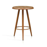 PURPLE LEAF Outdoor Bar Table Patio Dining Table Coffee Kitchen Breakfast Bistro Pub Bar Table for Patio Poolside