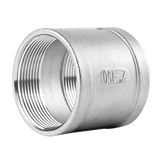 Waterdrop 304 Stainless Steel Pipe Coupling Fitting, 2" Female x 2" Length Pipe Coupler Connector Adapter Fitting