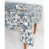 French Home Honeysuckle 59" X 78" Tablecloth - Indigo