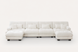 CLOUDIES 173" 4 Seater Sofa with 2 Ottomans