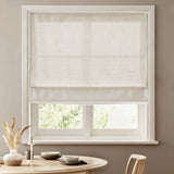 Total Blackout Cordless Roman Shade Linen