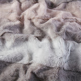 Soft Faux Fur Mink Reversible Throw Blanket
