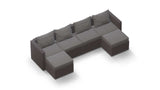 Transformer Patio Conversation Set - Modular 6 Piece to 10