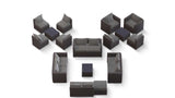 Transformer Patio Conversation Set - Modular 12 Piece to 20