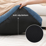 Small Dog Bed Cat Bed with Anti-Slip Bottom, Blue