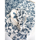 French Home Honeysuckle 59" X 78" Tablecloth - Indigo