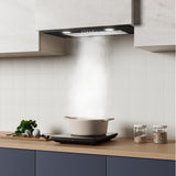 CIARRA 20 Inch Built-In Range Hood Insert Under Cabinet Black Stove Hood CAB52913E-N-OW