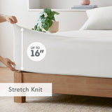 Jersey Knit All Season Sheet Set, White