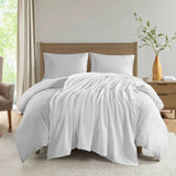 100% Liquid Cotton Bedding Blanket, White