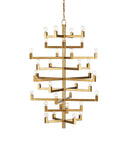 Andre Large Brass Chandelier