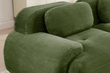 MIA 82'' Loveseat with 2 Ottomans