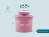 Kook Ceramic French Butter Keeper Dish