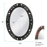 Suzanne Mirror - Glossy Black