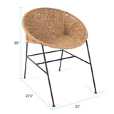 Escobedo Scoop Jute Chair