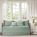 6 Piece Scalloped Edge Daybed Cover Set