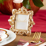 Royale Gold Baroque Place Card/Photo Holder (Set of 6)