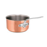 Mauviel M'6 S Induction Copper Sauce Pan With Lid, Cast Stainless Steel Handle