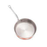 Mauviel M'6 S Induction Copper Saute Pan With Cast Stainless Steel Handle
