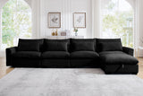 PERTH 157" 4-Seater Sofa with 1 Ottoman