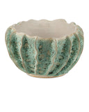 Sunken Boat Oval Green Bowl