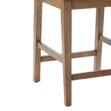 Ice Crackle Wood Counter/Bar Stool