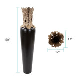 Black Zetian Vase- Tall