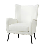 Shepherd Wingback Vegan Leather Armchair(Optional Types)