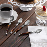 French Home Laguiole Tortoise Shell Coffee Spoons