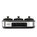 1.5 Qt Electric Triple Slow Cooker Crock Pot 4.5 Qt Kitchen