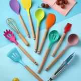 12pcs Colourful Silicone Kitchen Utensils Set