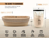 Dutch Oven & Sourdough Proofing Set Bundle