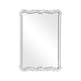 Asbille Glossy White Wall Mirror