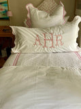 Scallop Classic Embroidered Cotton Dorm Bedding Set