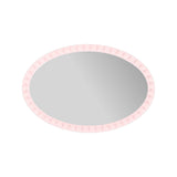 Varsha Oval Glossy Lilac Mirror