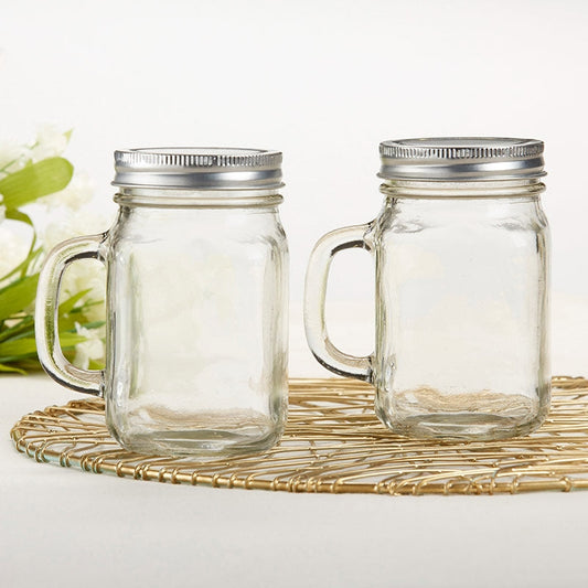 12 oz Mason Jar Mugs DIY Set of 6