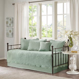 6 Piece Scalloped Edge Daybed Cover Set