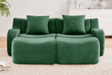 ROMA 82.7" Loveseat with 2 Ottomans
